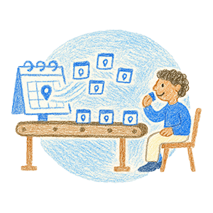 Auto-blocks travel time for events with a location